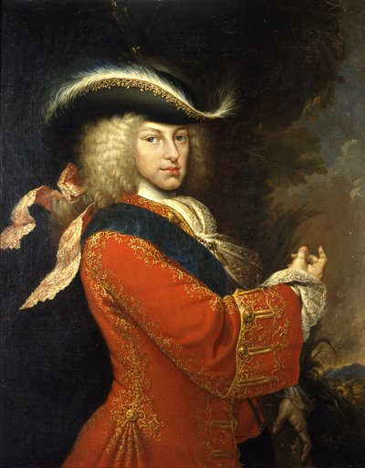 Philipp V., König von Spanien, im Jagdanzug von Miguel Jacinto Meléndez